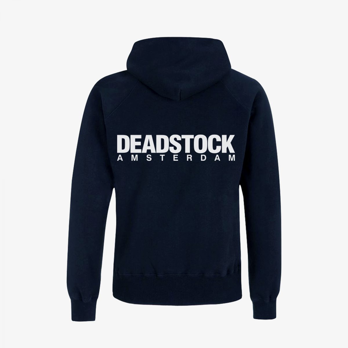 Classic-Navy-Blue-Hoodie-Back-Grey-Background